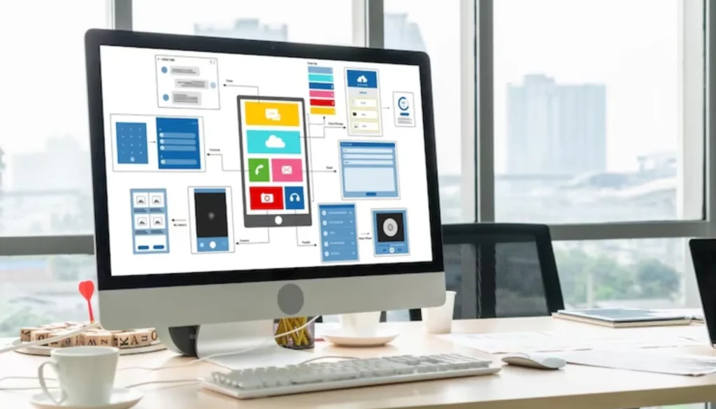 Website design layout focused on converting visitors into customers